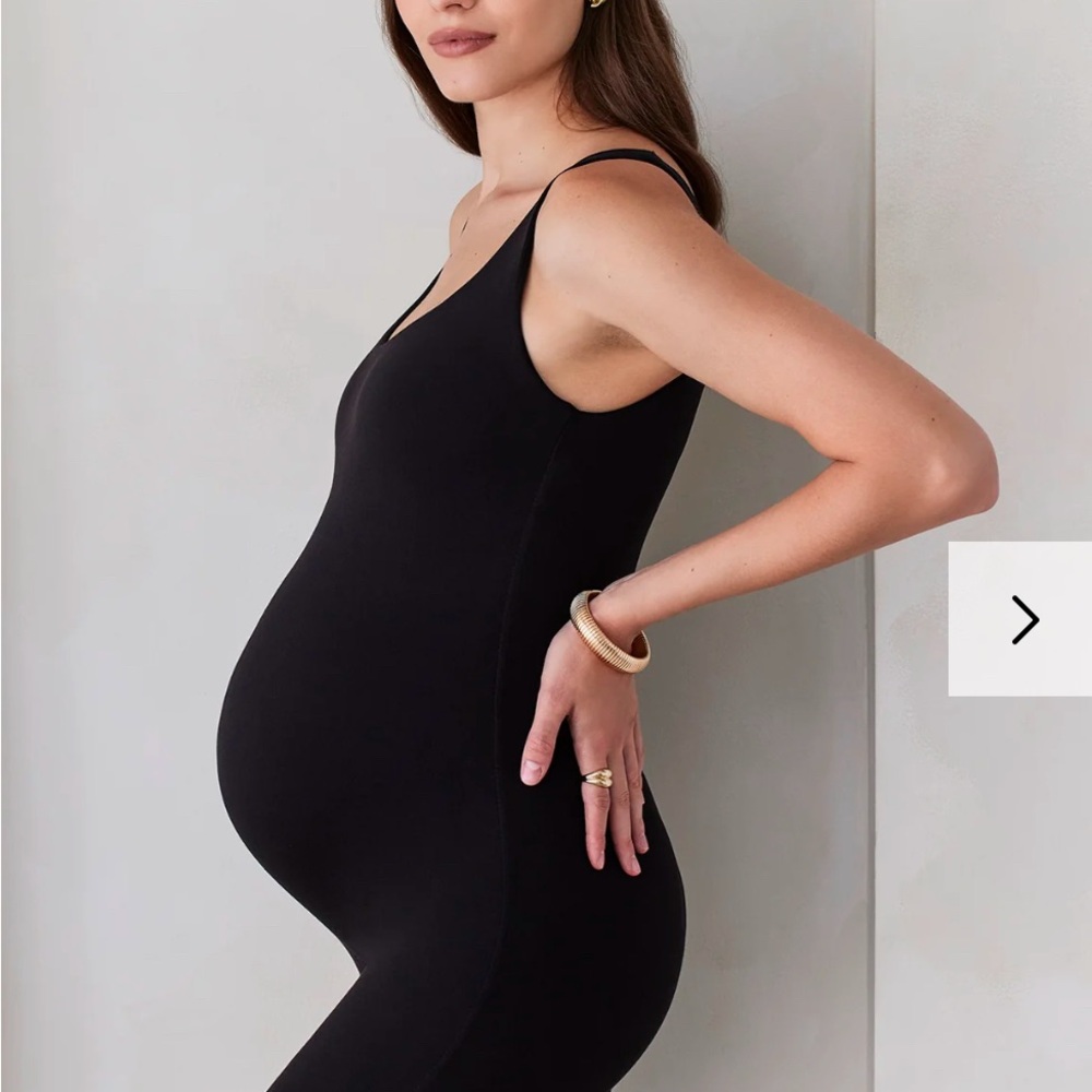 Black Maternity Bodysuit